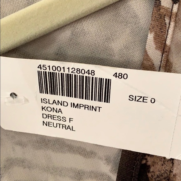 New Chico’s Brown Wrap Style Animal Print Dress 0 - Picture 6 of 6